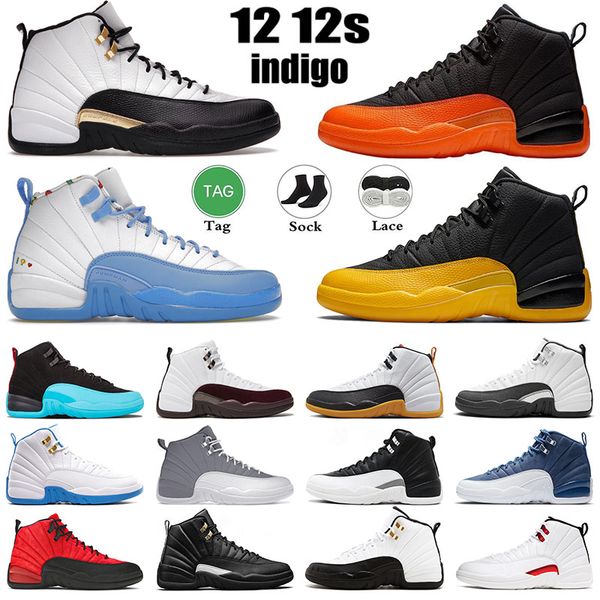 jumpman 12 retro 12s mens basketball shoes cherry a ma maniere x black white taxi golf brilliant orange hyper royal bulls field purple men t